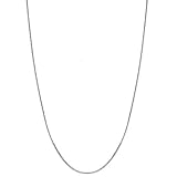 Bling For Your Buck 925 Sterling Silver .8mm Thin Italian Box Chain Necklace - 14"