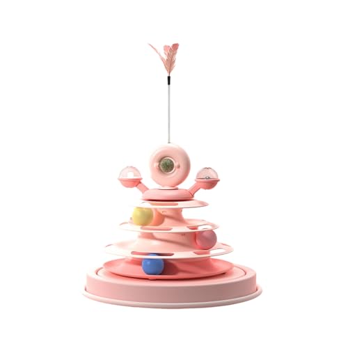 Automatic Interactive Spinner Toy Electric Rotating for Indoor Entertainment and Exercise Busy Cats Owner Toy