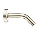 Purelux Shower Arm 6 Inch Universal Replacement Water Outlet PJ0602 Made of Stainless Steel, Brushed Nickel, Shower Arm and Flange Included