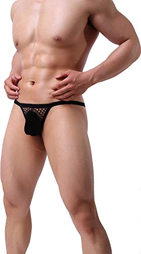 Naturemore Men's Underwear Pants Sexy Transparent Large Mesh Pants3
