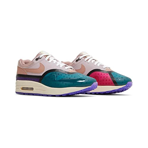 Image of Nike Air Max 1 Women's Shoes, Fog Plum Pink Fossil Pink Oxford Pink, 6 US