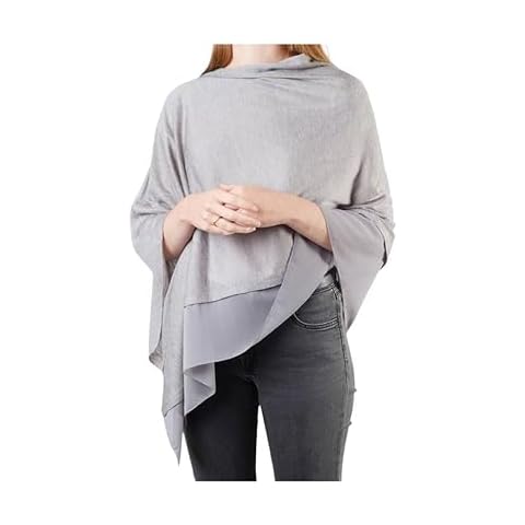 Chic Femme Lightweight Cashmere Feel Poncho Cover