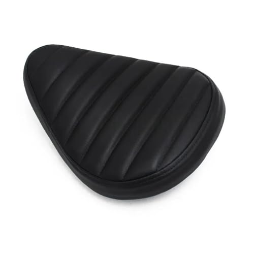 Asiento de moto PU retro cafe racer universal plano bobber 5