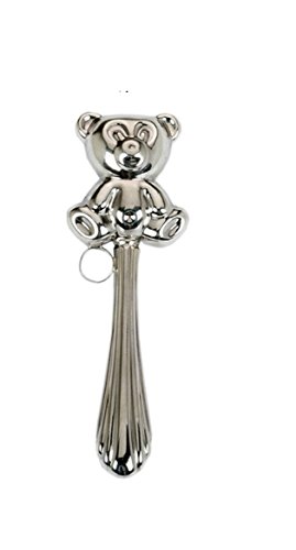 Sonaglio in argento Sterling a forma di orsetto