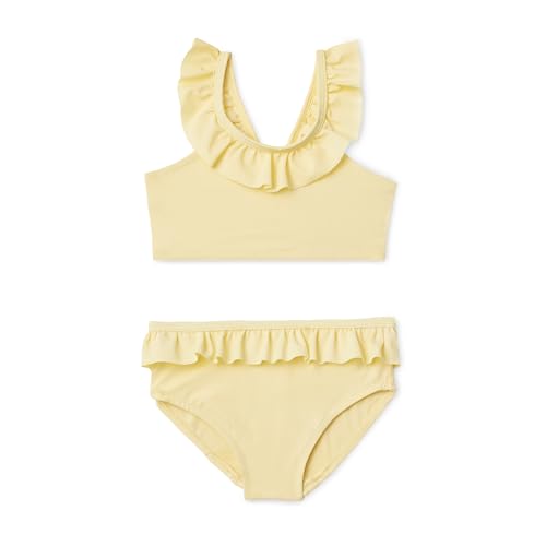 Image of Amazon Essentials Girls' Ruffle Two-Piece Bikini Swim Set