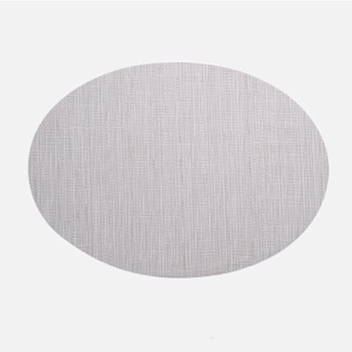 Sets de table tissés blanc beige à rayures pour la cuisine