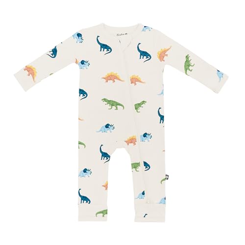 Image of KYTE BABY Unisex Rayon Made From Bamboo Zippered Rompers 0-24 Months