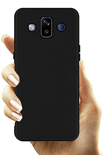 Image of Mobile Back Cover Case for Samsung Galaxy J7 Duo (Silicone Case|CameraProtection|Black SC1510)