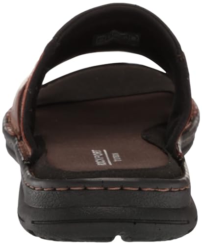 Image of Rockport Men's Darwyn Slide Sandal, COACH BROWN, 7