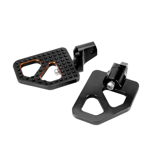 Repose-pieds larges conducteurs avec réglage d'angle pour moto