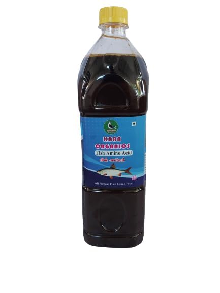 KAAN ORGANICS Fish Amino Acid and Seaweed Extract Fertilizer - Natural Bio Combo for Plants - Pack of 1