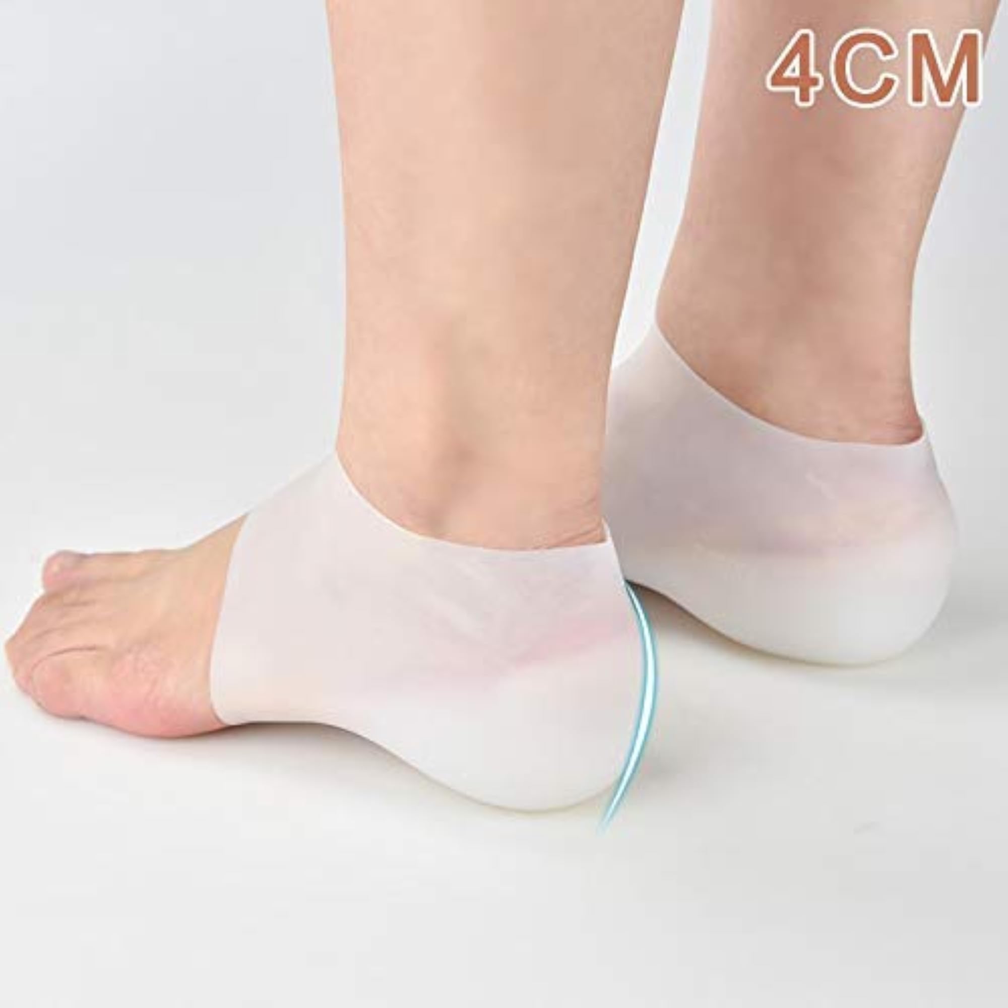 1 Pair Invisible Height Lift Heel Pad Sock Liners
