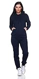 Damen Jogginganzug Freizeitanzug mit Kapuzenpullover hoodie; S M L XL 2XL, MADE IN EU