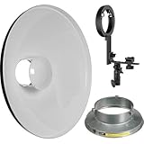 Impact 20'' Beauty Dish Kit for Speedlights and VC/VS-VSD Monolights