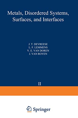Recent Developments in Condensed Matter Physics: Volume 2 · Metals, Disordered Systems, Surfaces, and Interfaces (2) view 2