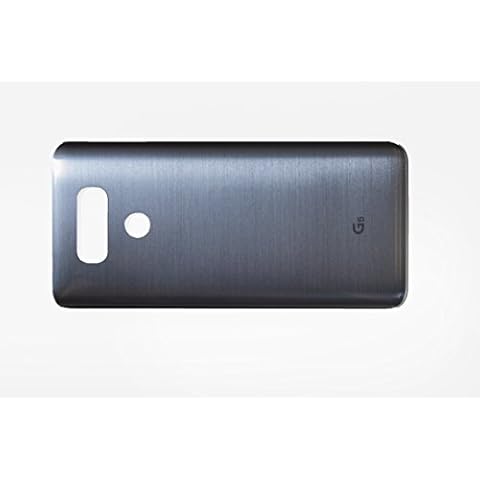 OEM Back Glass Cover Battery Door Replacement for LG G6 US997 LS993 AS993 (Ice Platinum) Cover