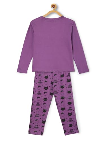 Image of The Mom Store Kids Cotton Night Suit for Boys and Girls | Soft Breathable Night Dress for Kids Boys and Girls | Printed Nightsuit Pajama Set | Comfortable All-Season Sleepwear for Daily Use