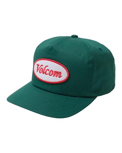 Image of Volcom Men's Baseball Hat - Structured, Adjustable Back, Army, One Size