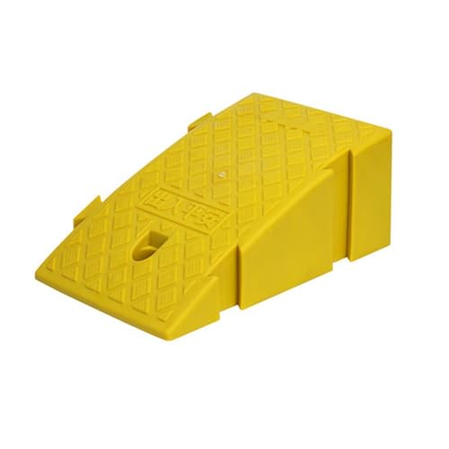 Tapete de rampa clip-on para bordillo 25x45x19cm amarillo miniatura 1