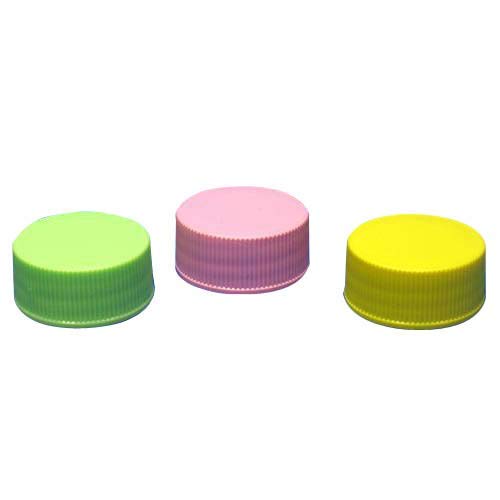 J.G. Finneran 5320-24LB Blue Polypropylene Solid Top Cap with Open Hole, Light Color, Unlined, 24 mm Diameter, 400 mm Length (Pack of 1000)