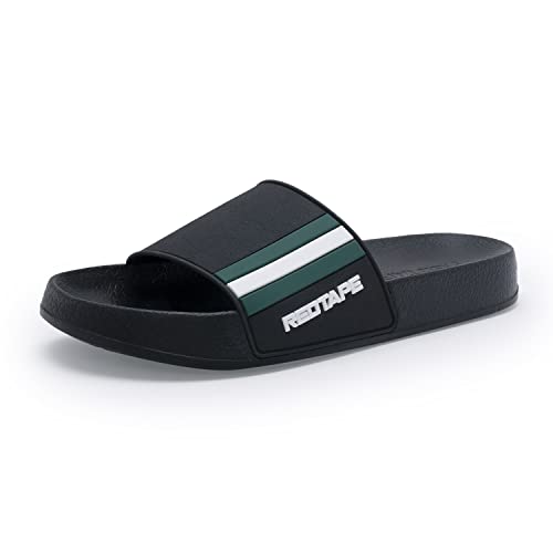 Image of Red Tape Men's Sliders- Comfortable Slippers Featuring Firm Grip, Slip-Resistance, Shock Absorption & Better Traction