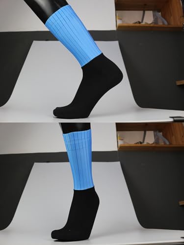 Aero Socks Cycling Men And Women Air-Dynamic Anti-Slip Silicone Breathable Bike Cycling Aero Socks one size 6-122
