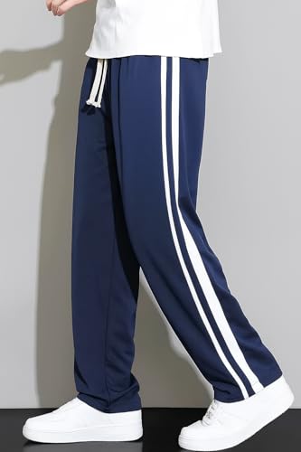 Image of Track Pants for Men - Modern, Stylish, Comfortable & Stretchable Athletic Joggers for Casual & Gym Wear