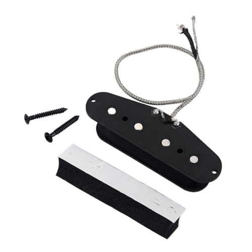 Wakauto Upgrade Your Bass Guitar 4 String Bass Pickup Magnet Single Coil Easy to Install Perfect for Diy Projects