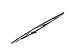 for Mercedes R-129 Wiper Blade (24 inch) OEM Bosch