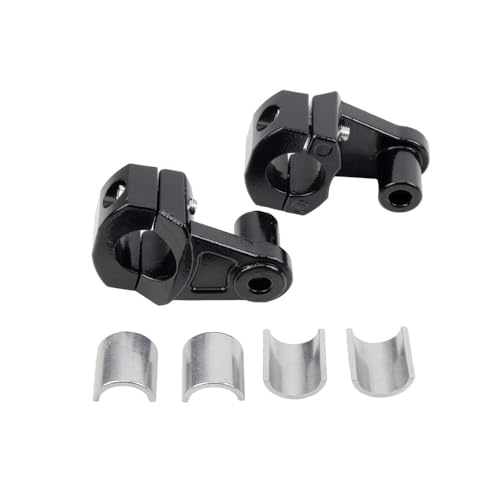 Abrazaderas de manillar universales de 22 y 28 mm para motos trail y enduro