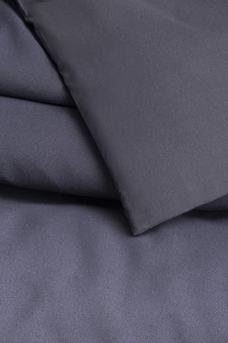 Todocama Extra Soft Microfibre Duvet Cover Dark Grey - Bed 105/120-180 x 220 cm, Gris Oscuro, Cama 105/120 - 180x220cm - Image 4