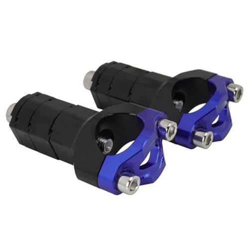 Vástago de horquilla moto con elevador ajustable 37-67mm para manillar de aluminio negro 3