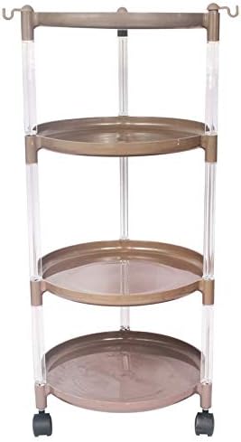 Ebee 4 Rack Kitchen Trolley,Brown