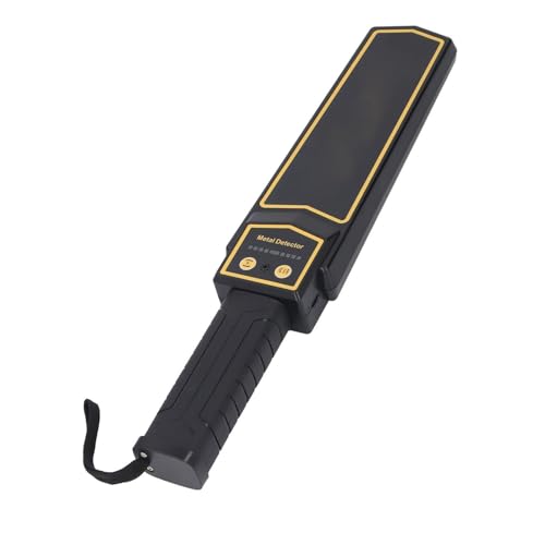 Handheld Metal Detector Wand, High Sensitivity Security Wand, Rechargeable, Sound & Vibration Alerts, Detects Knives Screw