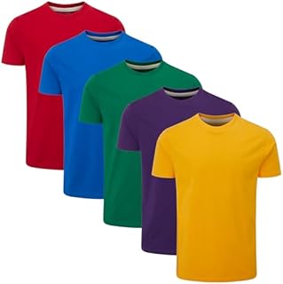 Charles Wilson 5 Szt Okrągły Dekolt T-Shirt