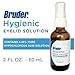 Bruder Hygienic Eyelid Solution – 0.02% Pure Hypochlorous Acid Spray Formula Helps Cleanse and Soothe Eyelids and Eyelashes 2 fl. oz. (60mL)…