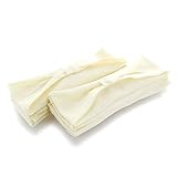 My Lello Cream Jersey Cotton Knit Baby Headbands, Infant Size - 12 pack