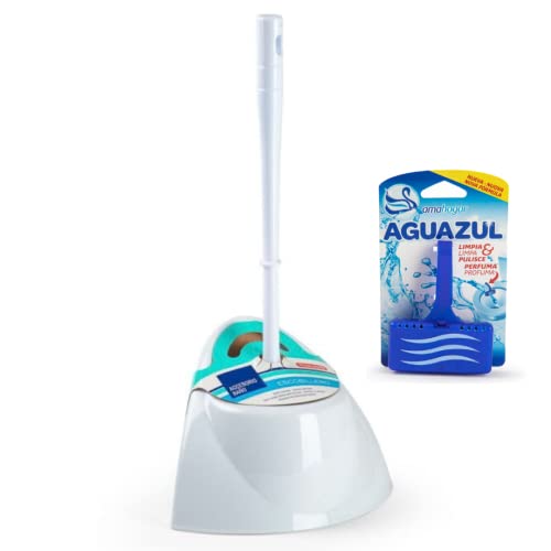 Escobilla de baño para esquina + ambientador para inodoro de regalo