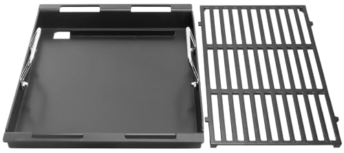EasiBBQ Griddle Inserts & Grate for Weber Genesis II 300 Series Grills