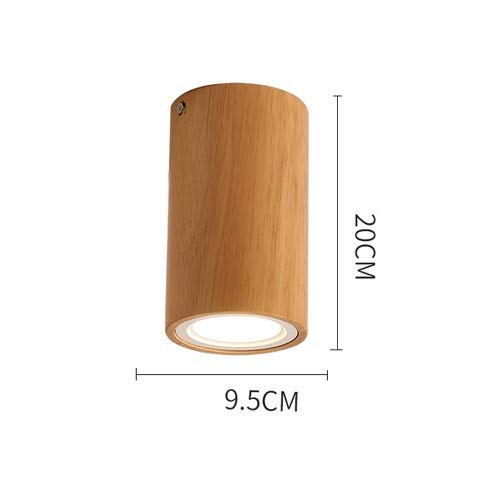 Luces de pasillo de madera maciza LED 3W para iluminar zonas oscuras del hogar 5