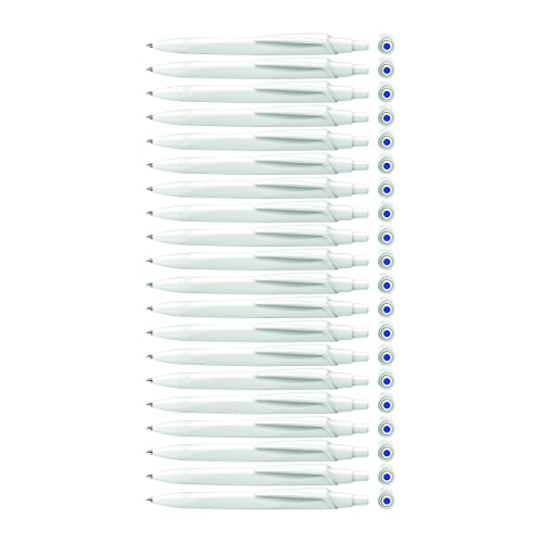 Stylo bille rechargeable Schneider RECO blanc pour vos réunions - 2