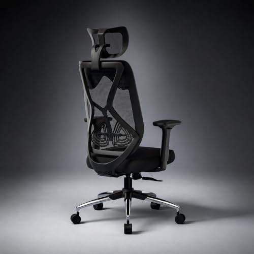 Image of Oakcraft Ergonomic Office Chair with Multi-Lock Tilt, Seat Slider & Dynamic Lumbar Support