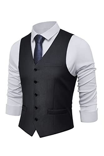 Chaleco clásico hombre gris ideal para bodas de día y oficinas