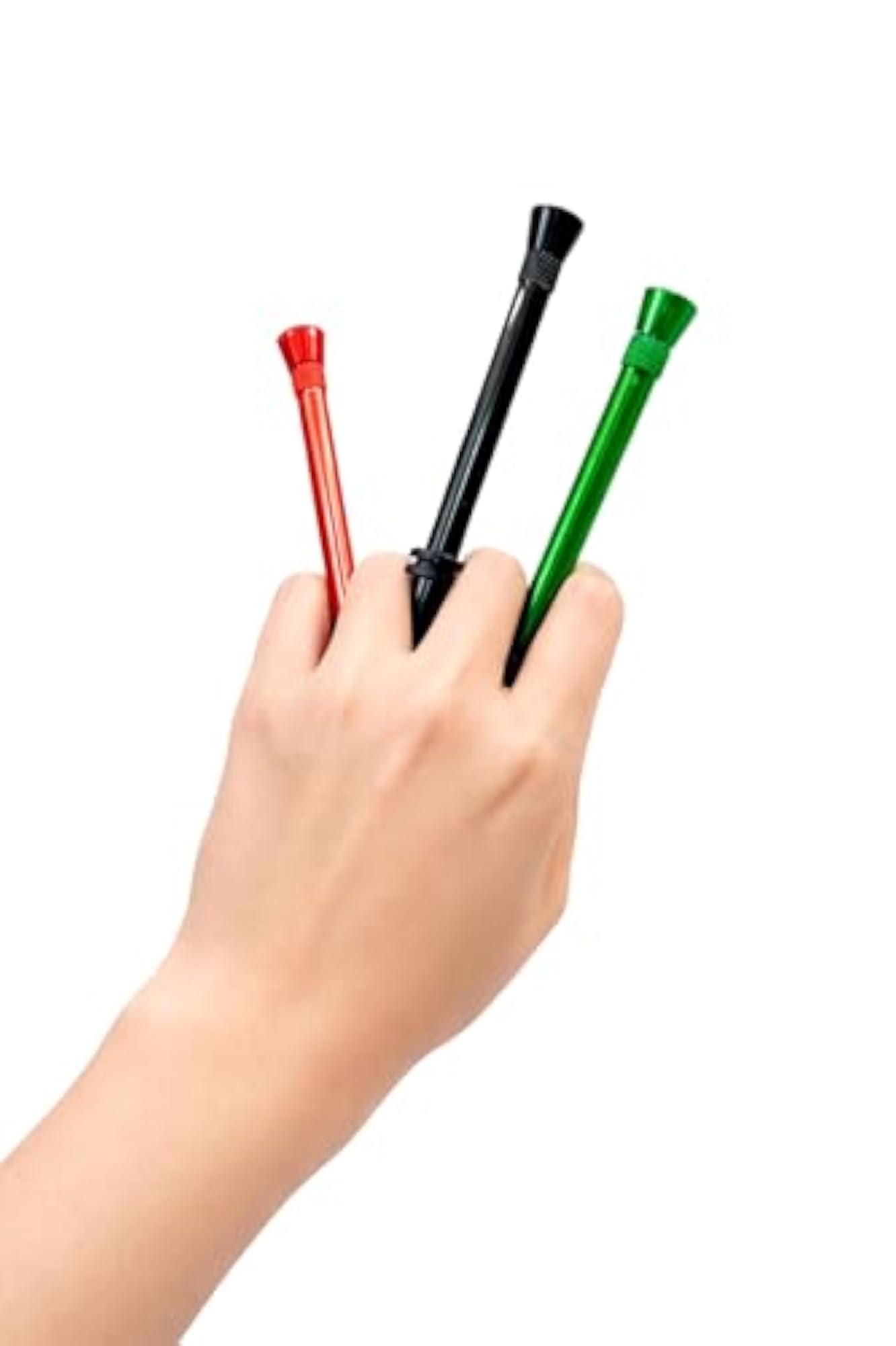 Bong Shooter Multicolour Smoking Pipe (Pack of 3)