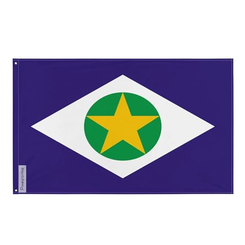 Drapeau Mato Grosso Pixelforma en polyester résistant aux intempéries extérieur