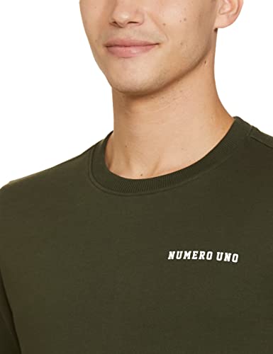 Image of Numero Uno Men's Varsity Red Statement Sweatshirt