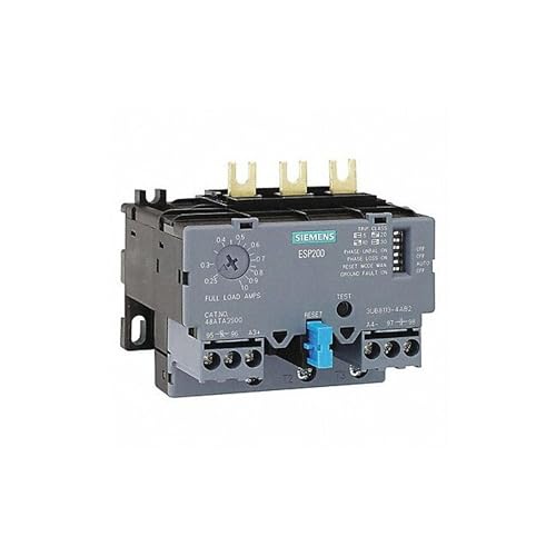 SIEMENS SIE3UB81134BB2 SIE 3UB81134BB2 0.75-3.4A O/L RLY, Black