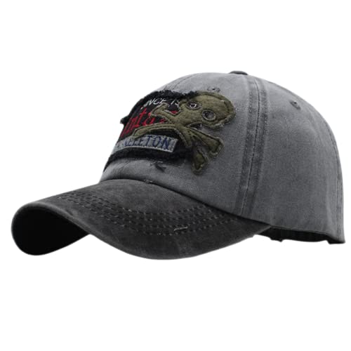 Chapeau pieuvre casquette de baseball gris unisexe style camionneur