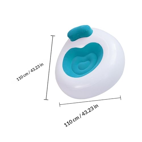 Sofá inflable portátil BETOOKY de PVC plegable con respaldo para exterior y parque 3