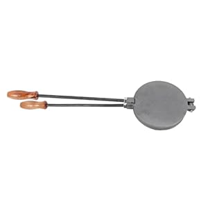 Zjchao ZJchao2 Grillpfanne Gusseisen Holzgriffe